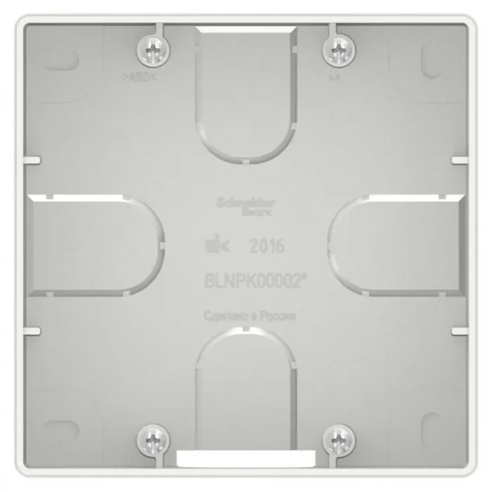 Коробка подъемная СП Blanca для силовых розеток бел. SE BLNPK000021