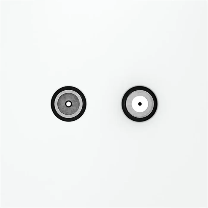 Розетка телевизионная оконечная TV + SAT 2-м СП S70 механизм бел. матов. Voltum VLS060402