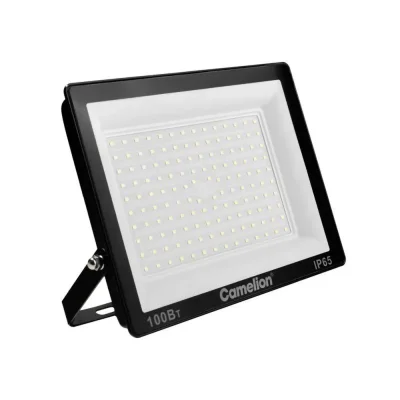 Прожектор LFL-10004 C02 (LED SMD 100Вт 10000лм 230В 6500К 245х233.5Х31) черн. Camelion 16333