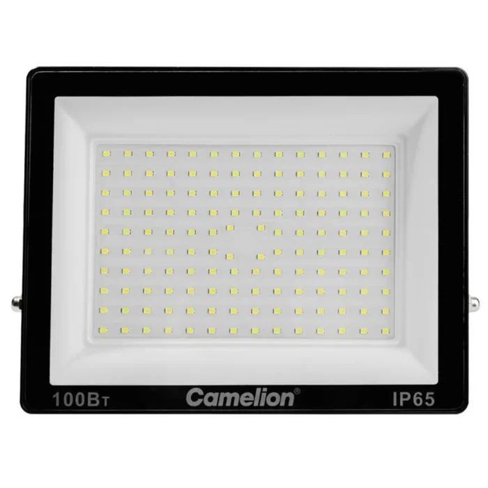 Прожектор LFL-10004 C02 (LED SMD 100Вт 10000лм 230В 6500К 245х233.5Х31) черн. Camelion 16333