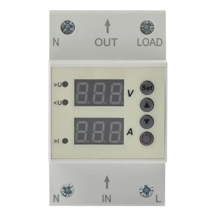 Реле контроля напряжения и тока PRO NO-903-42 РКНТ-1 63А эл. дисплей Эра Б0050658