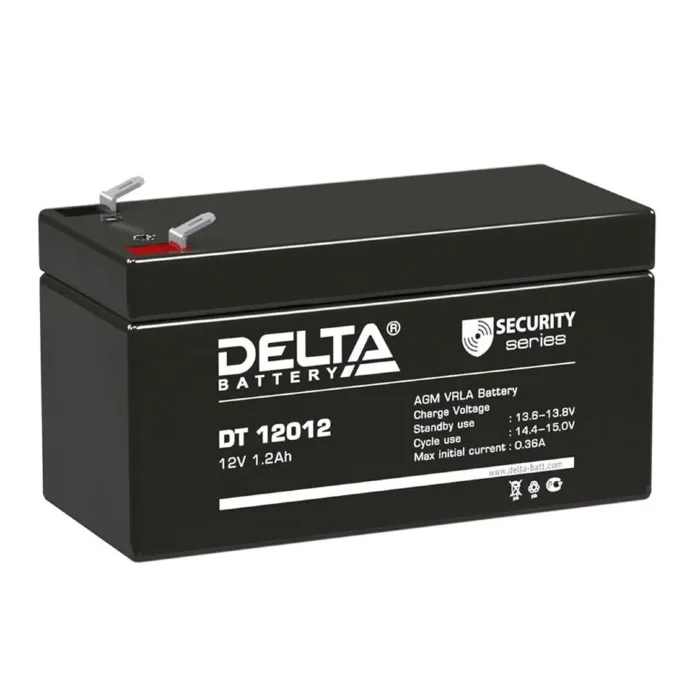 Аккумулятор ОПС 12В 1.2А.ч DT 12012 Delta 4614010040004