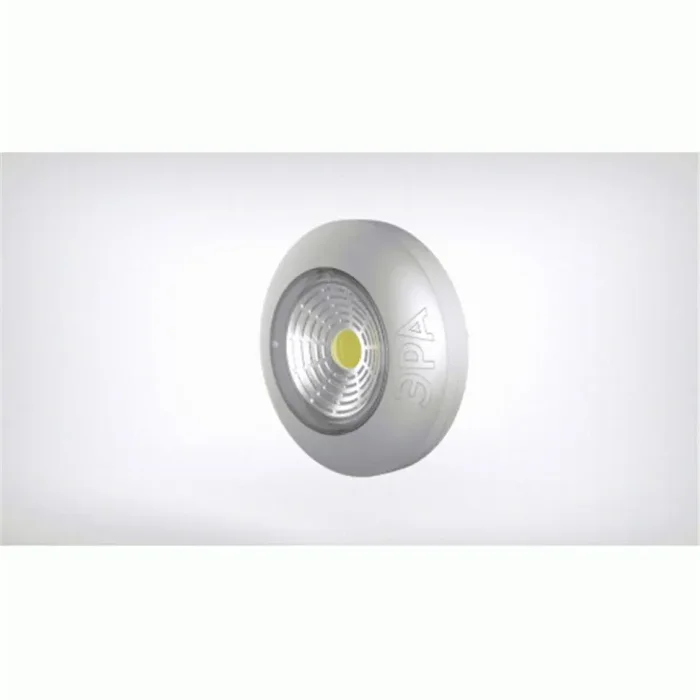 Фонарь SB-503 NEW пушлайт "Аврора" COB 3хAAA серебр. ЭРА Б0031042