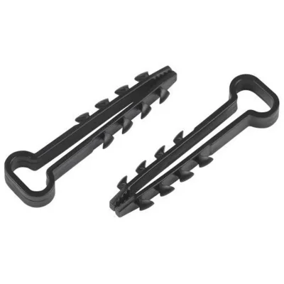 Дюбель-хомут 6-12мм для плоского кабеля NO-225-209 черн. (уп.50шт) Эра Б0066281