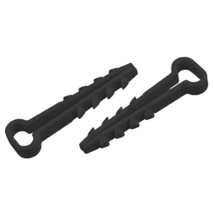 Дюбель-хомут 6-12мм для плоского кабеля NO-225-209 черн. (уп.50шт) Эра Б0066281