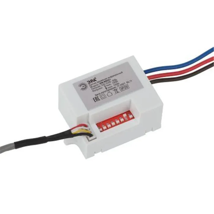 Датчик движения инфракрасный MD 021 для дома 100Вт 5сек8мин 6м IP20 Эра Б0043798