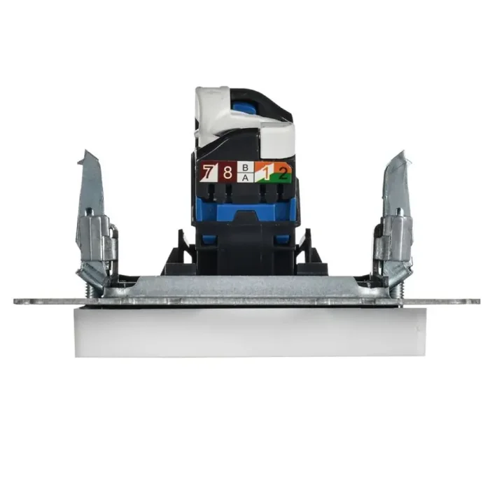 Розетка компьютерная СП BRITE РК10-БрАБ RJ45 кат.5E механизм арктич. бел. IEK BR-K10-1-K91