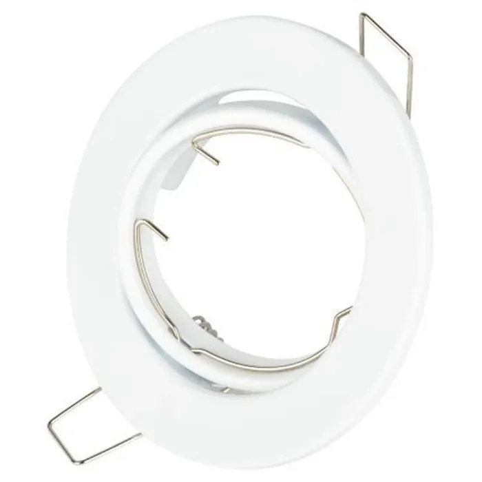 Светильник точечный ST2A WH 50Вт MR16 12В поворотн. штампован. бел. ЭРА C0043805