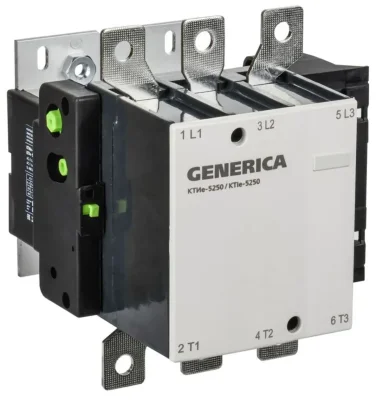 Контактор КТИе-5250 250А 230В/АС3 GENERICA KKTE50-250-230-10