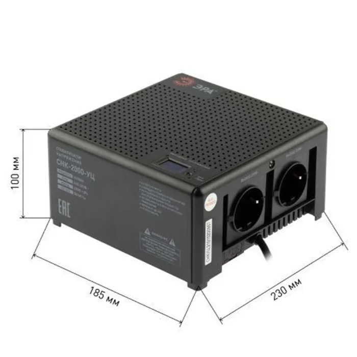 Стабилизатор напряжения СНК-2000-УЦ компакт. 140-260В/220В 2000ВА ЭРА Б0051112