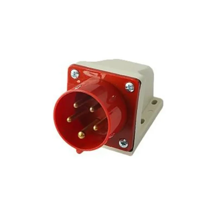 Вилка стационарная для наружной установки PPC 515 3Р+РЕ+N 16А 380В IP44 Pro JazzWay 5072855