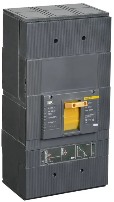 Выключатель автоматический 3п 1000А 50кА ВА 88-43 электр. расцеп. MP 211 KARAT IEK SVA61-3-1000