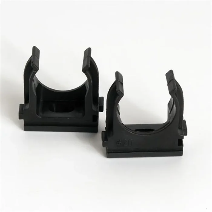 Держатель для труб (клипса) d20мм черн. (уп.100шт) TOKOV ELECTRIC TKE-LC-20-C05/100