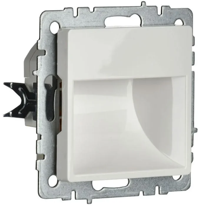 Подсветка светодиодная BRITE встраив. ПЛ20-БрБ механизм бел. IEK BR-FL20-K01