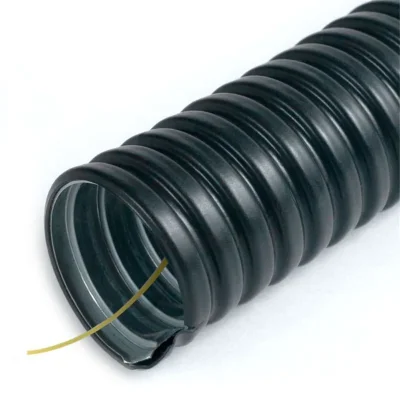 Металлорукав в ПВХ изоляции Р3-ЦП-Мр-НГ-25 с протяжкой (уп.50м) Промрукав PR04.0508