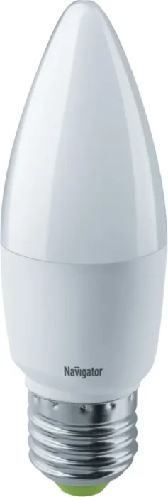 Лампа светодиодная 94 483 NLL-P-C37-5-230-4K-E27-FR 5Вт свеча 4000К нейтр. бел. E27 370лм 176-264В Navigator 94483