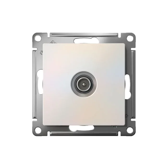 Розетка телевизионная проходная TV AtlasDesign 4дБ механизм жемчуж. SE ATN000492