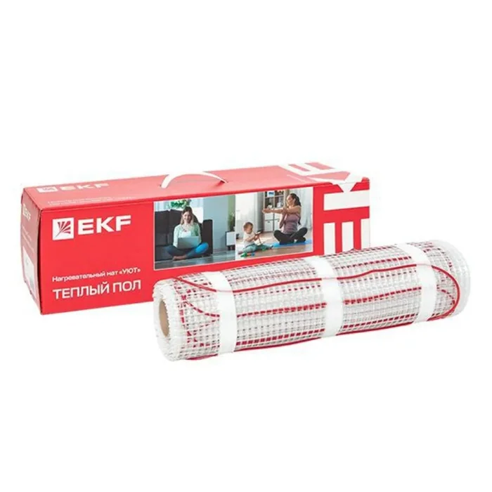 Комплект "Теплый пол" (мат) двухжил. 600Вт 4кв.м "Уют" PROxima EKF nm2-600-4