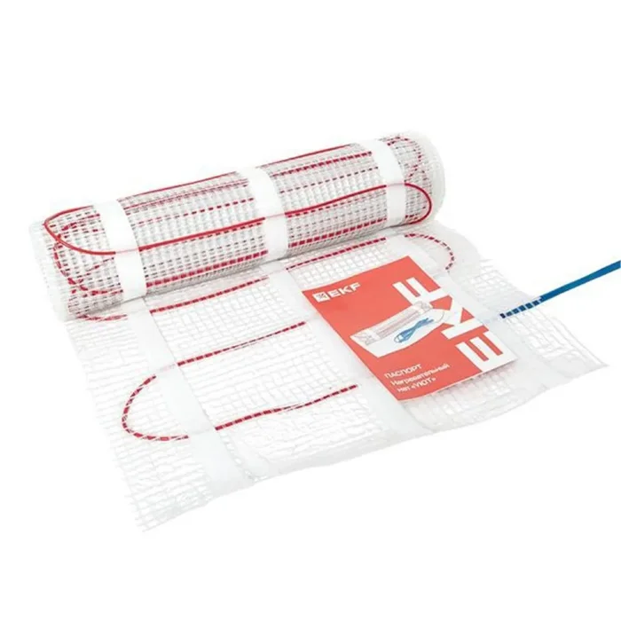 Комплект "Теплый пол" (мат) двухжил. 600Вт 4кв.м "Уют" PROxima EKF nm2-600-4