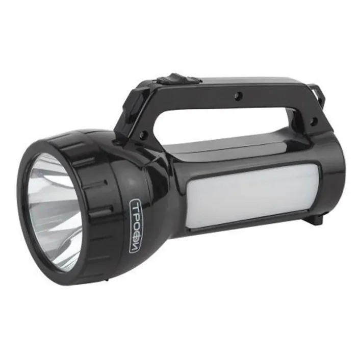 Фонарь-прожектор аккумуляторный PA-504 SMD LED 1Вт боков. светильник 24 SMD LED 2 режима 4 Трофи Б0042439