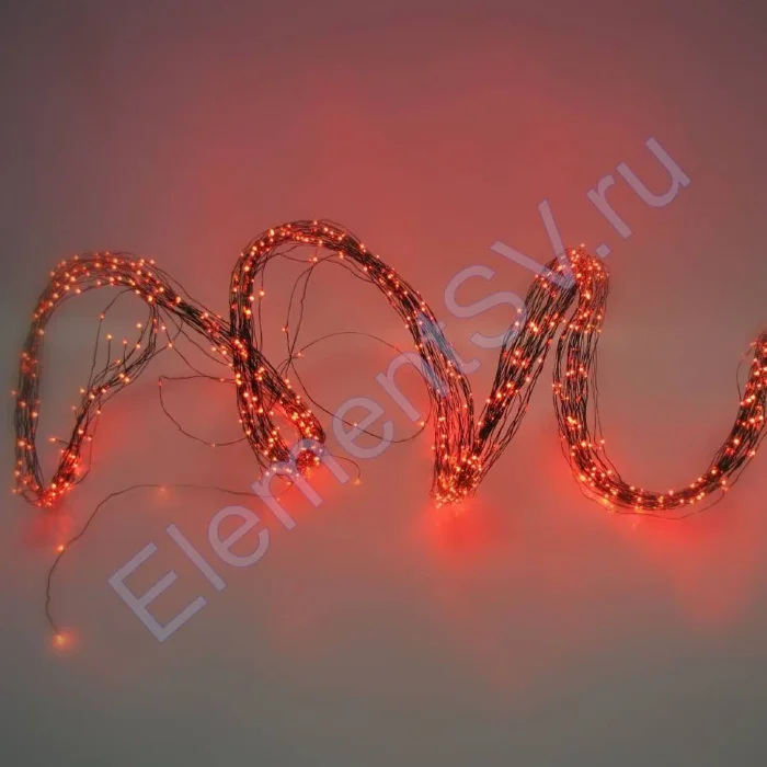 Светодиодная гирлянда Капелька (350Led, Red)