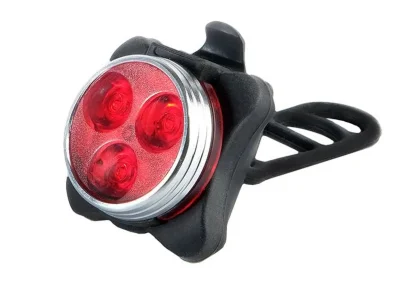 Фонарь аккумуляторный велосипедный BR3-L03 3SMD 12лм IP44 задний 4 режима: 100проц./50проц./частое мигание/редкое мигание USB ФАZА 5034235