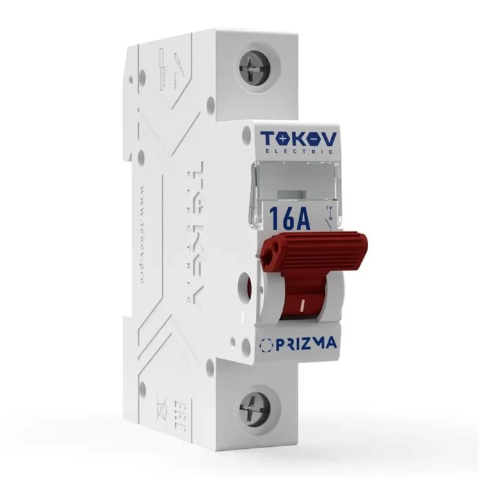 Выключатель нагрузки модульный 1п 16А PRIZMA TOKOV ELECTRIC TKE-PZ60-MDSI-1-16