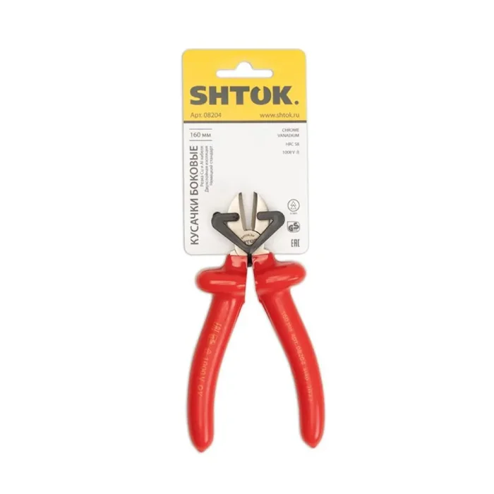 Кусачки боковые диэлектрические 1000В 160мм (08204) SHTOK 376290