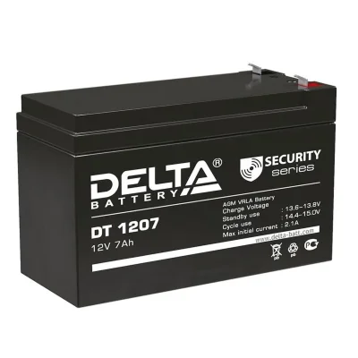 Аккумулятор ОПС 12В 7А.ч DT 1207 Delta 4614010040008