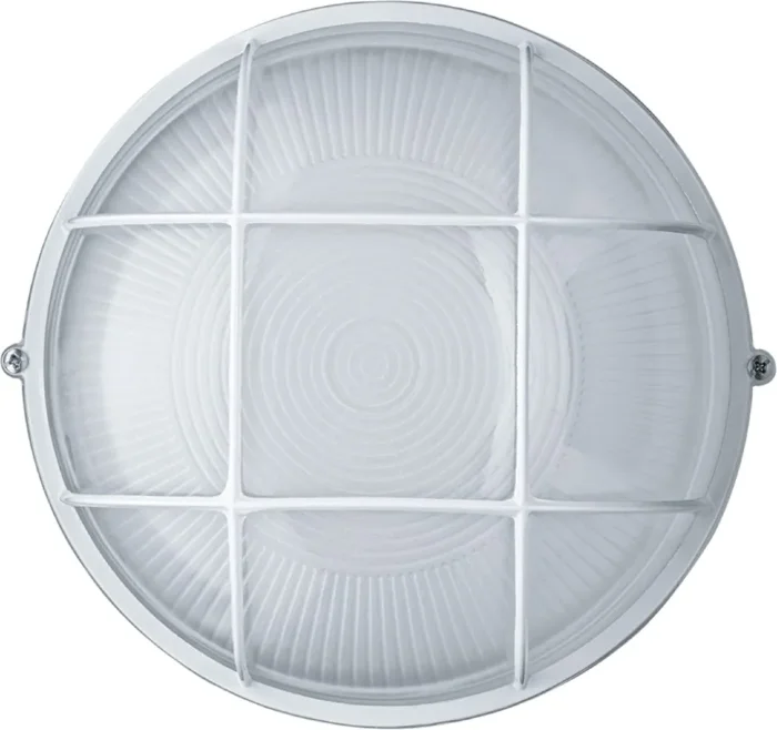 Светильник ЛОН 94 807 NBL-R2-100-E27/WH 1х100Вт E27 IP54 (аналог НПБ 1102 бел. круг с решеткой 100Вт) Navigator 94807