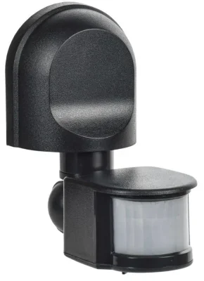 Детектор движения ДД 008 1100Вт угол обз. 180град. дальн. 12м IP44 черн. IEK LDD10-008-1100-002