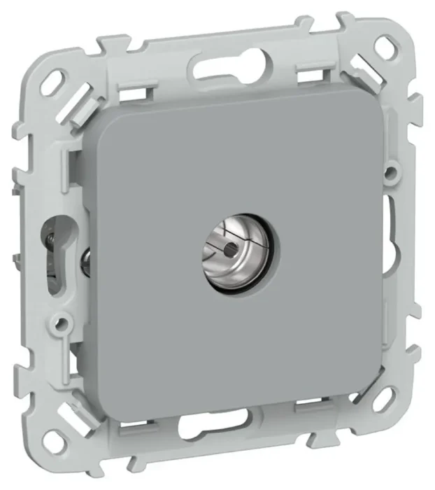 Розетка телевизионная оконечная СП FLITE РТВм-1-1-1-ФлС тип M экранир. механизм сер. IEK FI-A13-O-K03