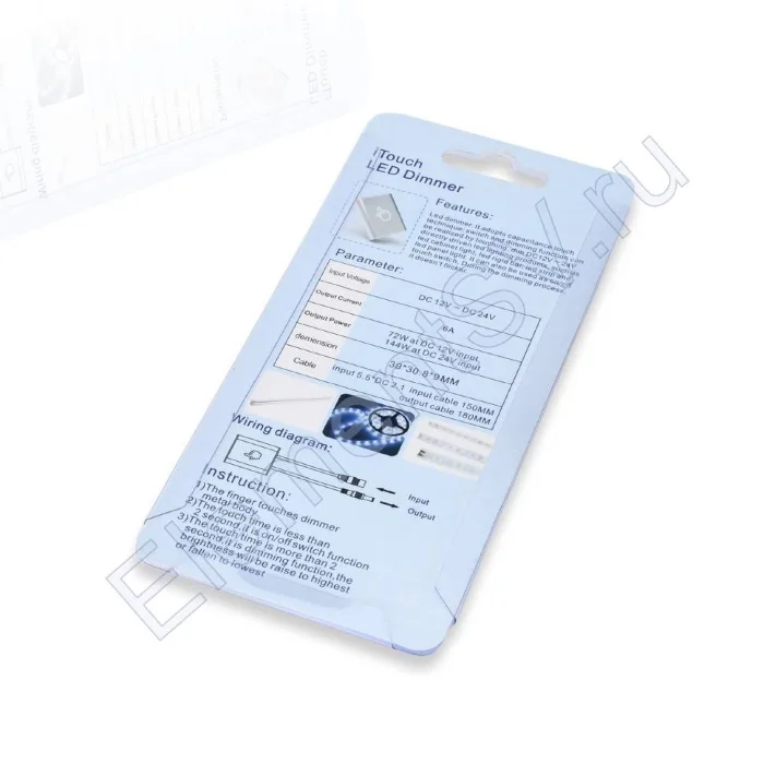 Диммер iTouch P183 (12/24V, 6A, 72/144W)