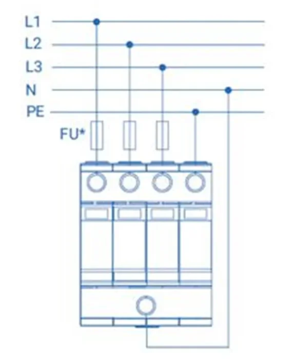 Устройство защиты от импульсных перенапряжений РИФ-Э-I+II 275/12.5 c (3+1) Стример 114103