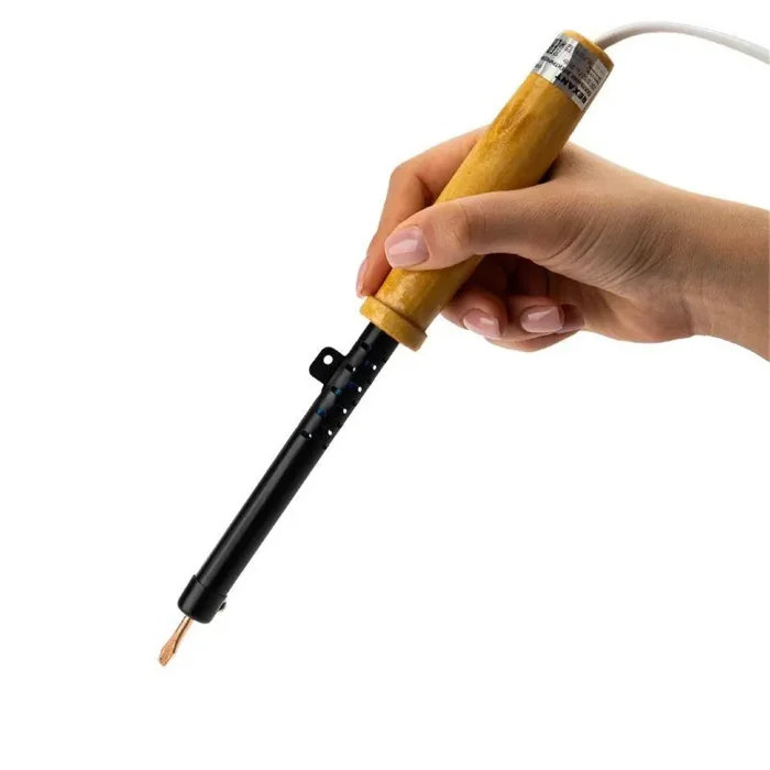 Паяльник ЭПСН 220В 25Вт дерев. ручка ПД Rexant 12-0225