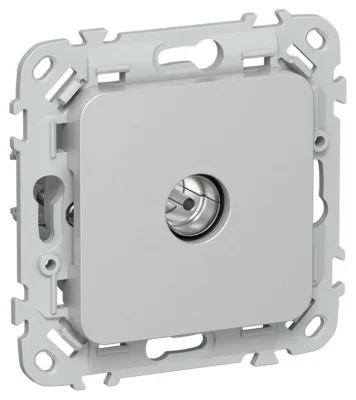 Розетка телевизионная оконечная СП FLITE РТВм-1-1-1-ФлА тип M экранир. механизм алюм. IEK FI-A13-O-K47