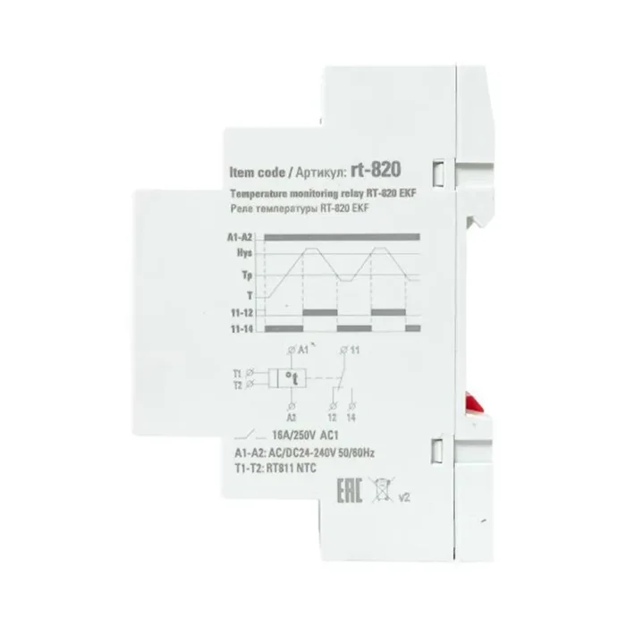 Реле температуры RT-820 EKF RT-820