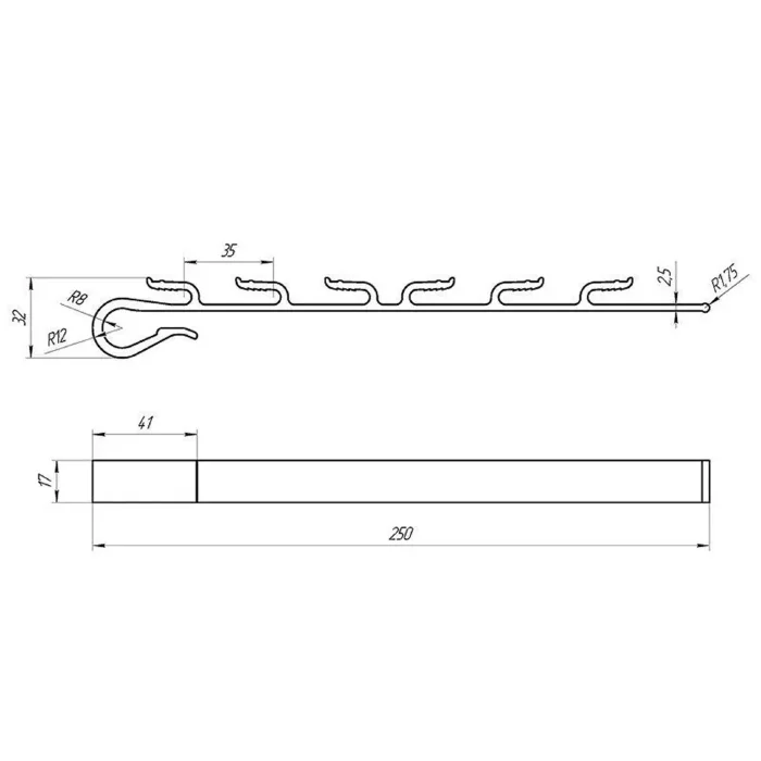 Зажим RX/В1-6 (уп.25шт) Rexant 51-1011