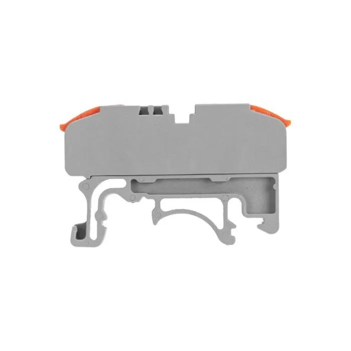 Клемма строительно-монтажная СМК проходная 222-421D 1п 0.08-4кв.мм с креплением на DIN-рейку сер. (уп.5шт) Rexant 07-6263-1-05