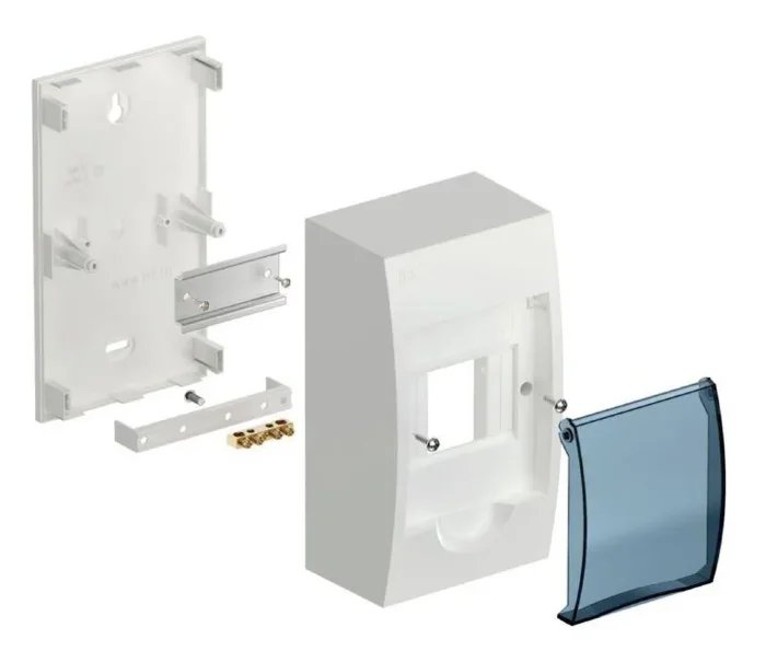 Корпус навесной ЩРН-П-4 Krepta 3 IP41 пластик. бел. IEK MKP12-N-04-40-20