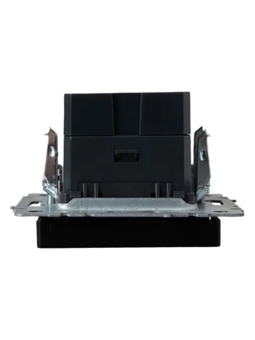 Розетка BRITE USB A+C 18Вт РЮ11-1-БрЧ механизм черн. IEK BR-U22-018-K02