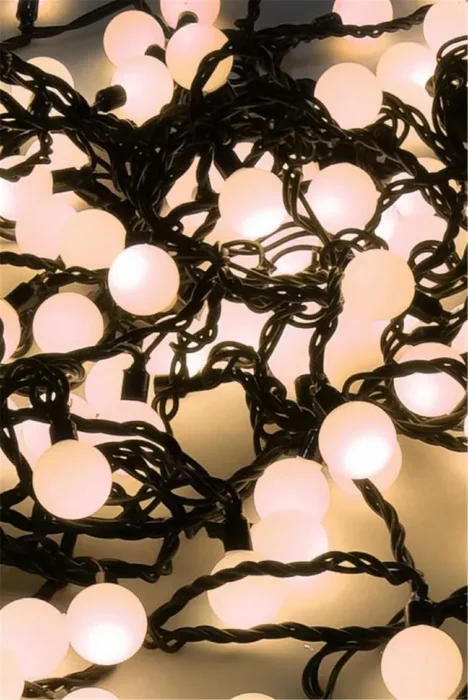 Гирлянда "Шарики" 10м OLDBL070-WW-E 70 тепл. бел. светодиодов соединяемая до 3шт уличная SHLights 4690601049674