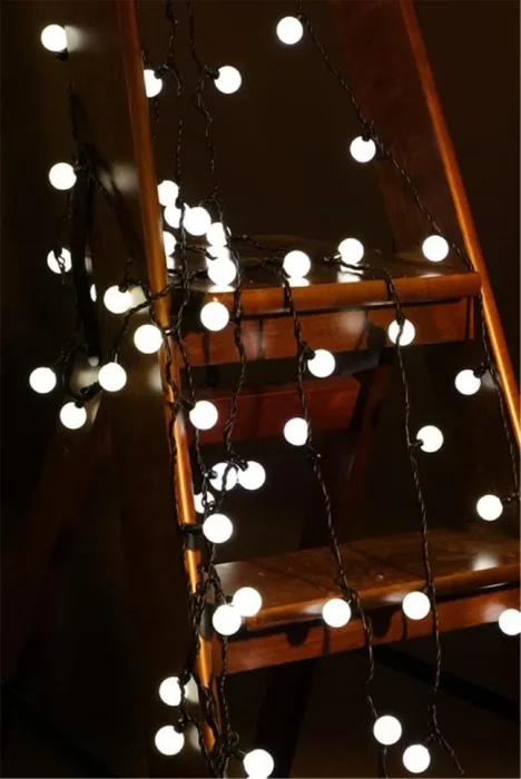 Гирлянда "Шарики" 10м OLDBL070-WW-E 70 тепл. бел. светодиодов соединяемая до 3шт уличная SHLights 4690601049674