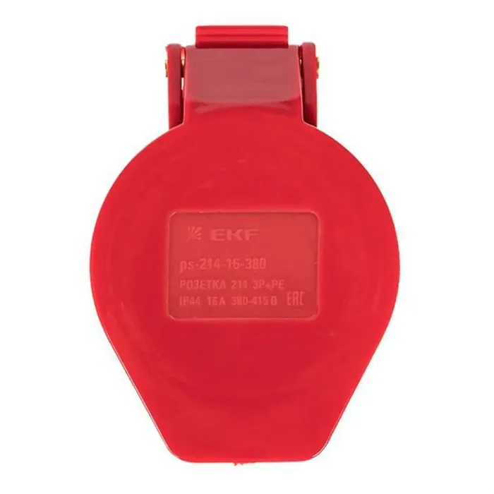 Розетка кабельная 16А 380В 3P+РЕ IP44 (214) EKF ps-214-16-380