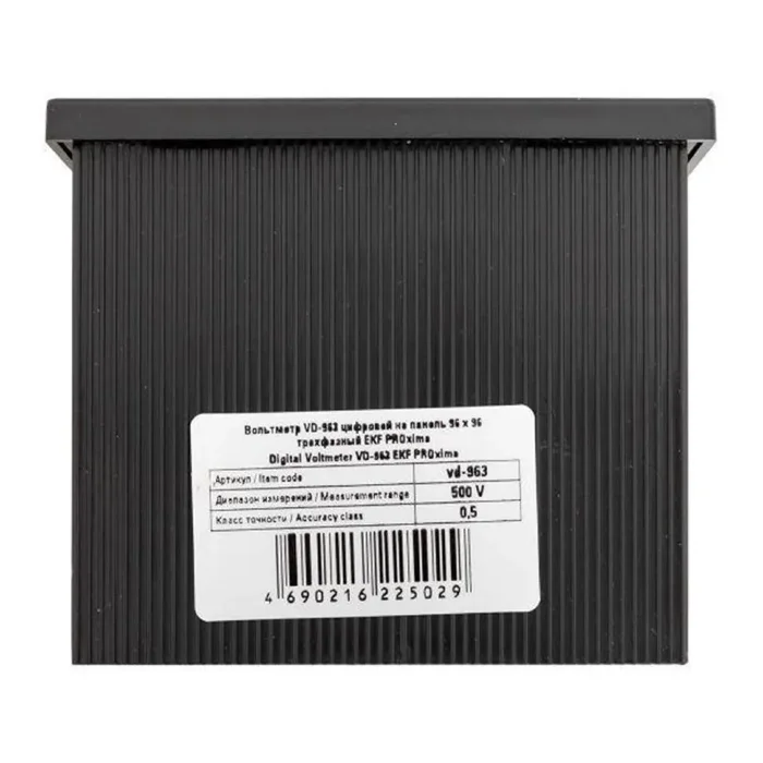 Вольтметр цифровой VD-963 на панель 96х96 трехфазный EKF vd-963