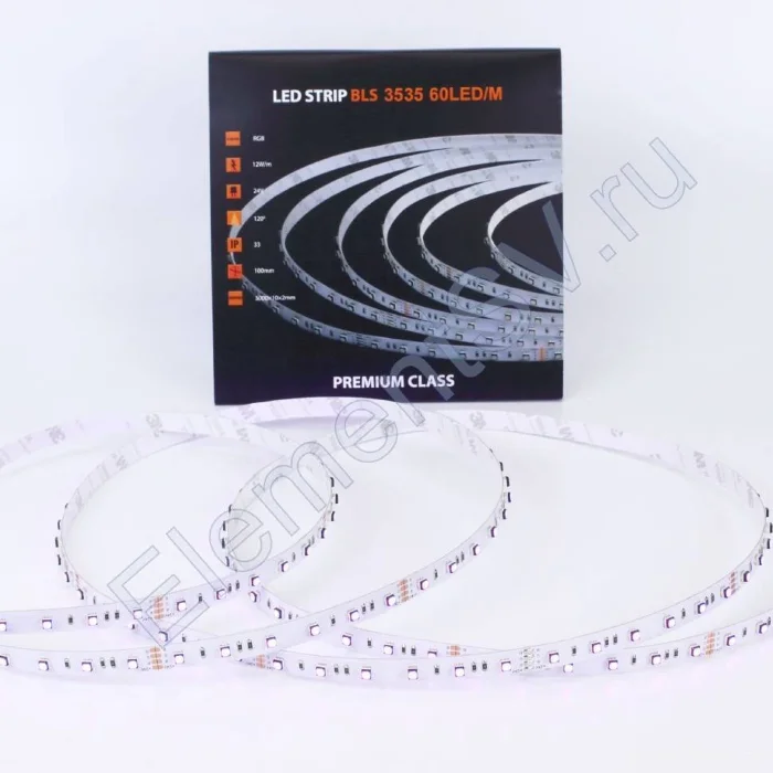 Светодиодная лента Class Premium 3535 60 led/m, RGB, 24V, IP33, А47