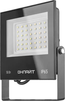 Прожектор светодиодный 71 660 OFL-50-6K-BL-IP65-LED 50Вт 6000К IP65 4000лм черн. ОНЛАЙТ 71660