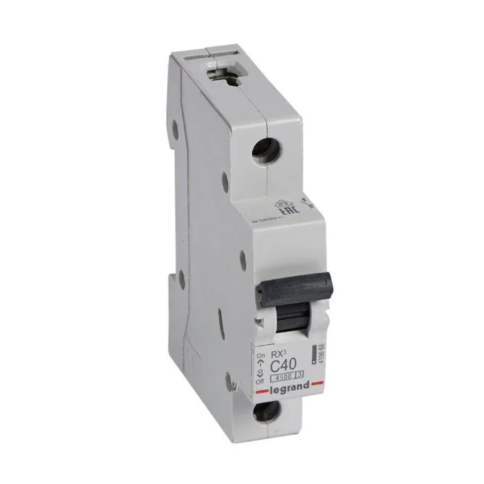 Выключатель автоматический модульный 1п C 40А 4.5кА RX3 ИЭК Leg 419668