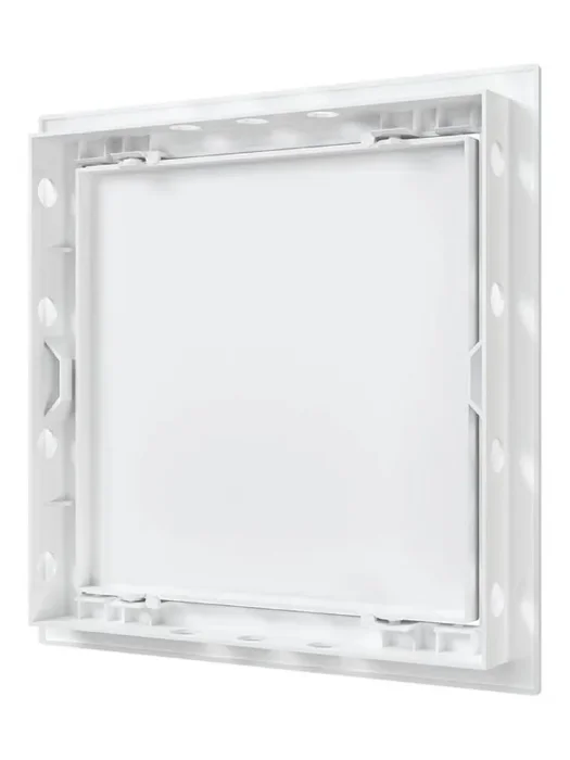 Люк-дверца ревизионный нажимной 218х218мм фланец 196х196мм AURAMAX AD2020