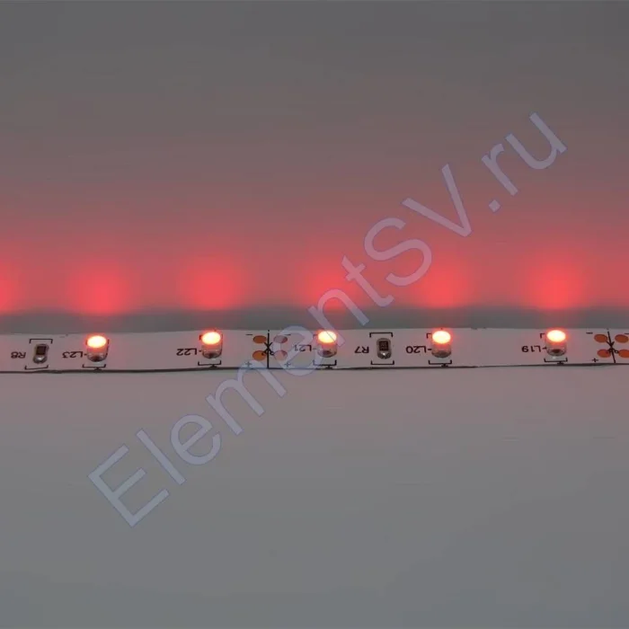 Светодиодная лента Standart PRO class, 3528, 60 led/m, Red, 12V, IP20